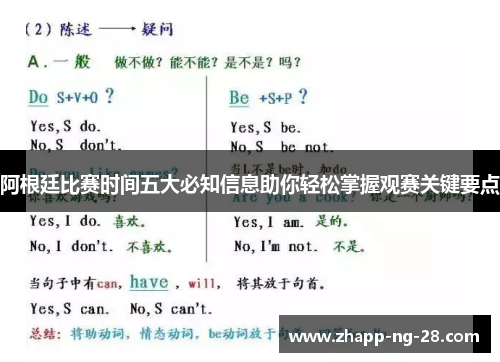 阿根廷比赛时间五大必知信息助你轻松掌握观赛关键要点 阿根廷比赛时间五大必知信息助你轻松掌握观赛关键要点